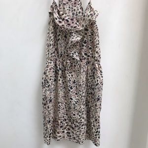 Lush leopard mini dress